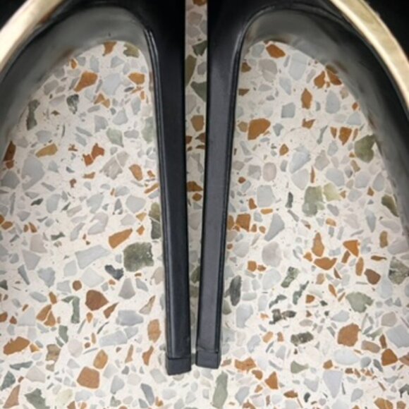 Saint Laurent black platform suede booties size 40.5 - Picture 7 of 9